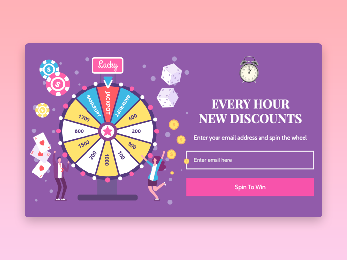 Create Coupons and Spin Wheels with Mailmunch